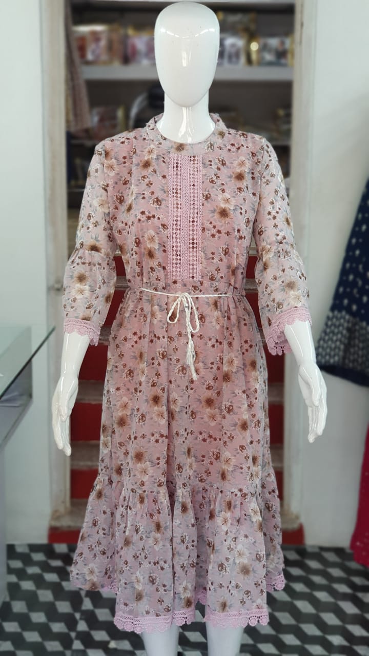 Ff 4025 Fancy Party Wear Wholesale Western Wear Frock Catalog
